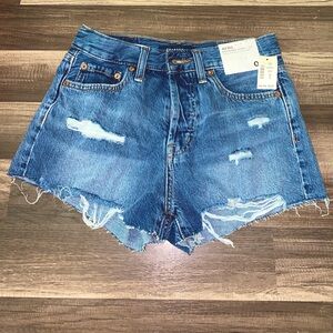 aeropostale boyfriend jean cut off shorts
